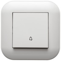 Intrerupator sonerie 10A alb, gama Loft - Ovivo