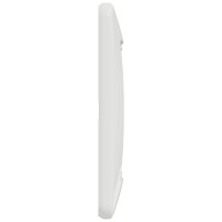 Rama 2 posturi alb Sedna Design Schneider, ornament dublu - detaliu