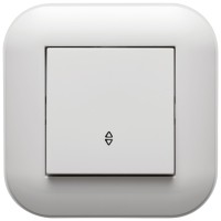 Intrerupator cap scara 10A alb Loft - Ovivo - vedere laterala