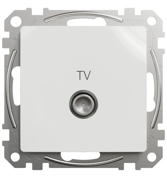 Priza TV de capat alb Sedna Design - Schneider
