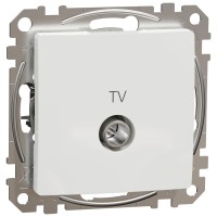 Priza TV de capat alb Sedna Design - Schneider - detaliu