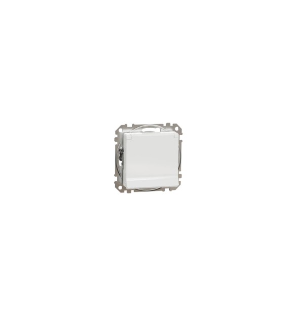 Priza Schuko cu capac 16A alba Sedna Design - Schneider