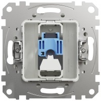 Priza date RJ45 Cat6 UTP alb Sedna Design - Schneider - vedere laterala