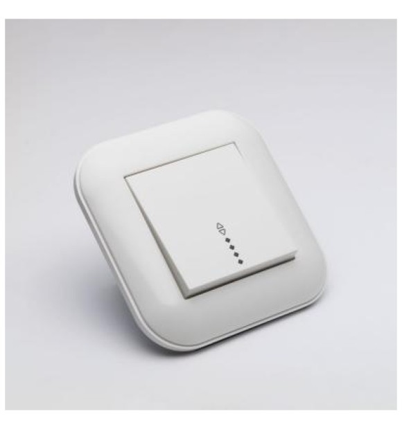 Intrerupator cap scara 10A cu LED alb, gama Loft - Ovivo