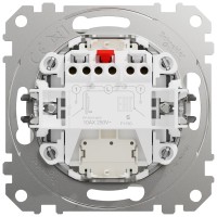 Intrerupator dublu 10A cu LED alb Sedna Design Schneider - vedere laterala