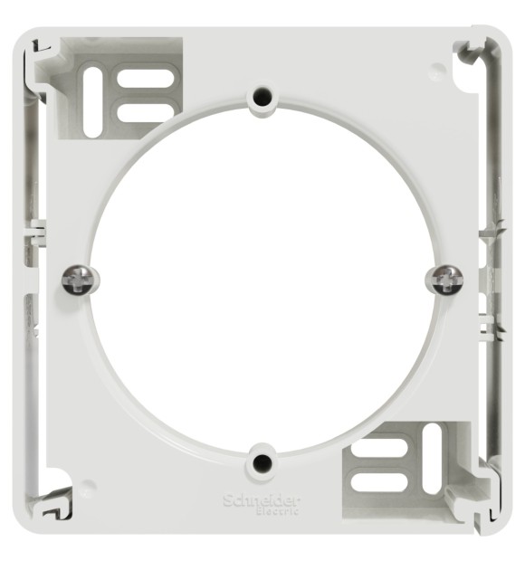 Rama 1 post alba Sedna Design Schneider, plastic alb