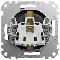 Priza Schuko 16A antracit Sedna Design - Schneider - vedere laterala