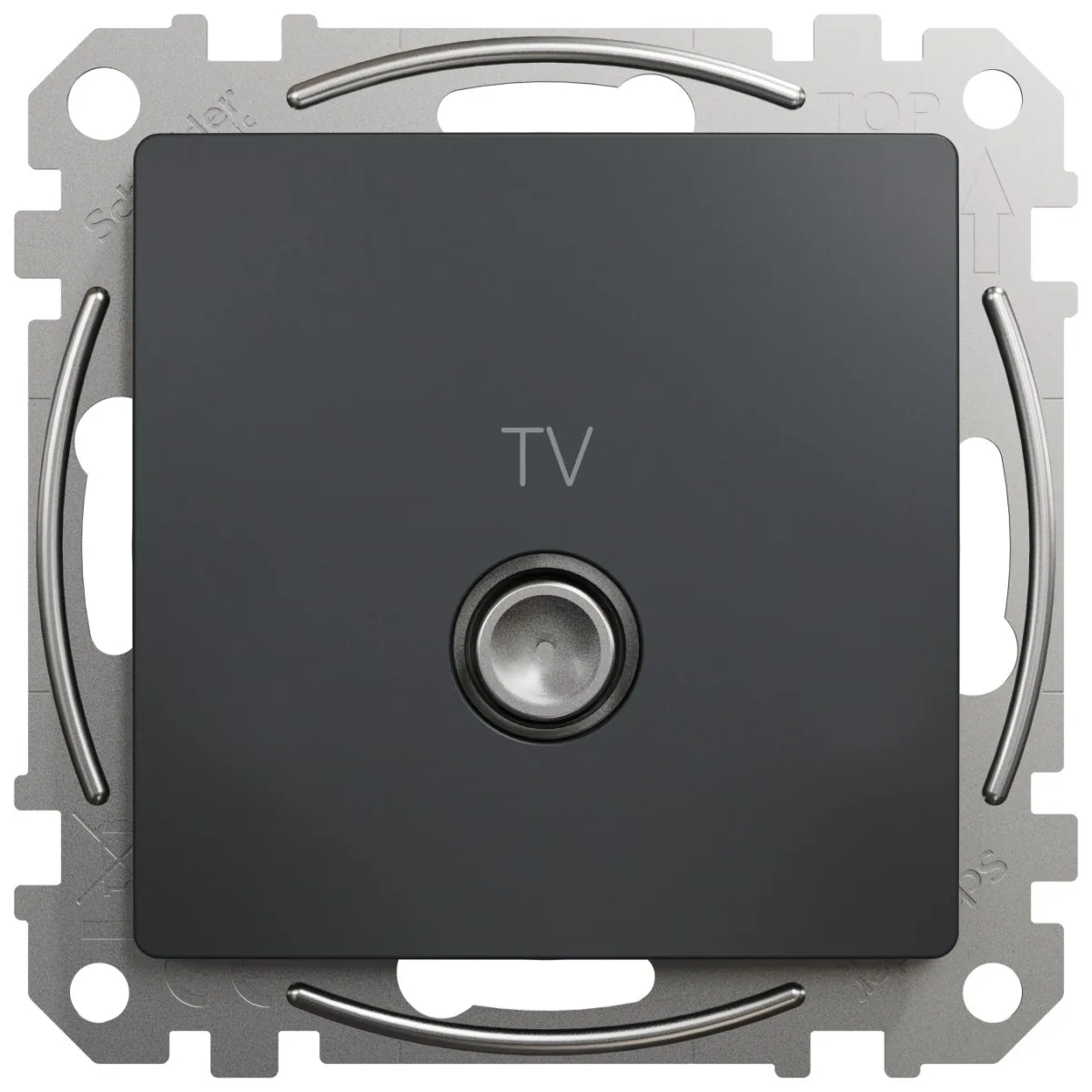 Priza TV capat antracit Sedna Design - Schneider Electric