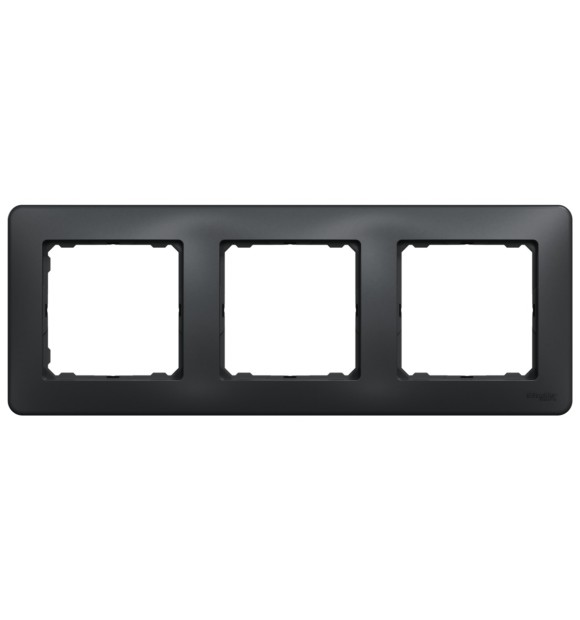 Rama tripla 3 posturi antracit Sedna Design - Schneider
