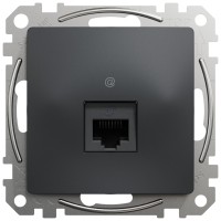 Priza date RJ45 Cat6 antracit Sedna Design Schneider