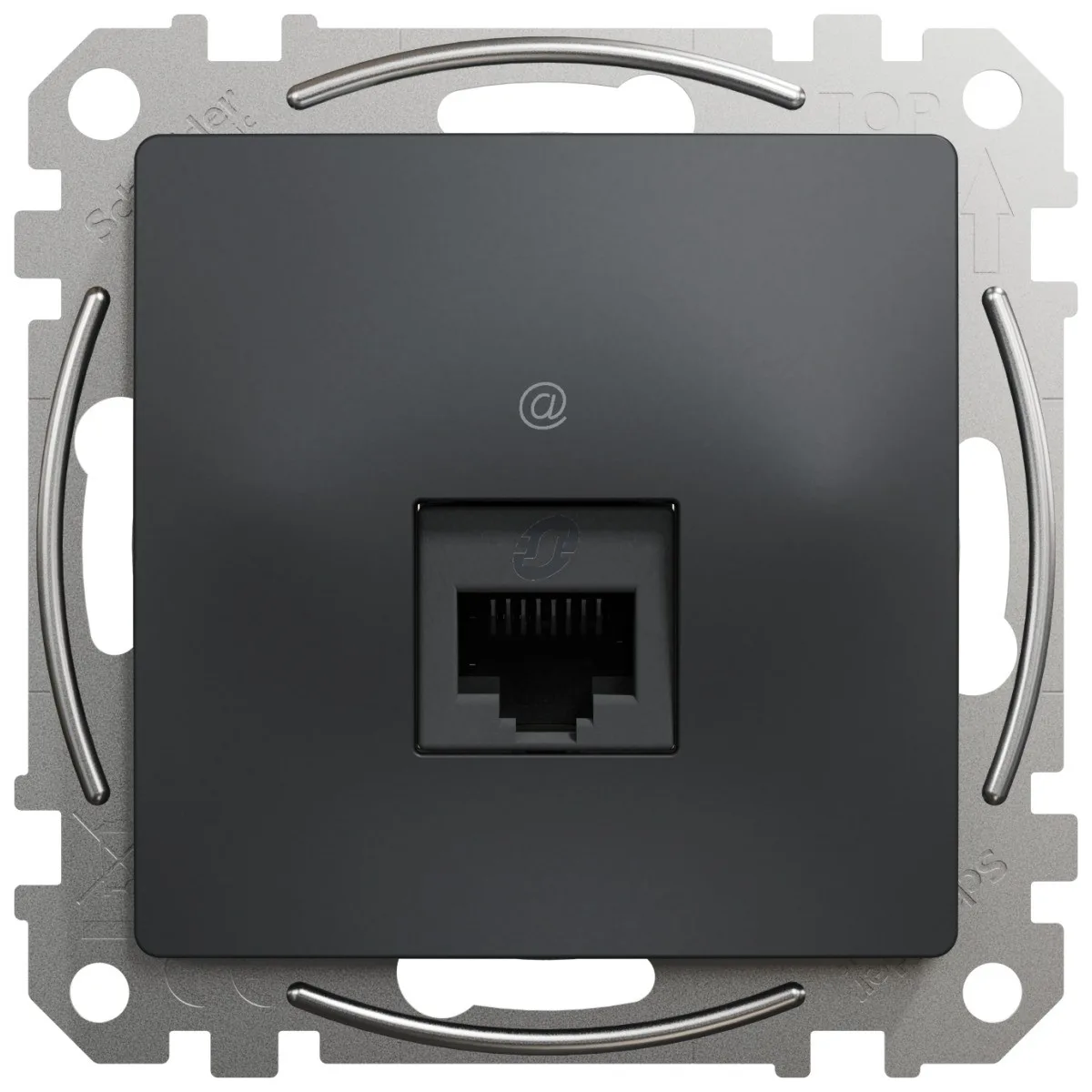 Priza date RJ45 Cat6 antracit Sedna Design Schneider