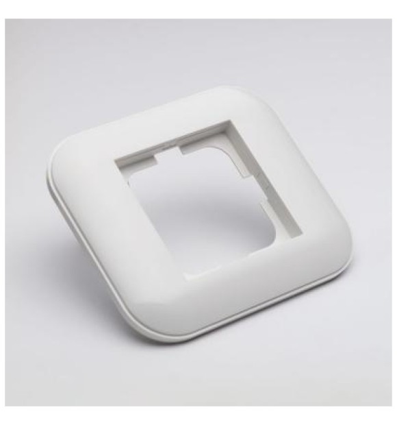 Rama ornament 1 post alb Loft Plus - Ovivo