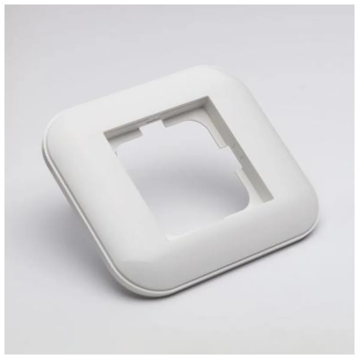 Rama ornament 1 post alb Loft Plus - Ovivo