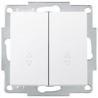 Comutator cap scara 10A alb Vesna Lezard - ambalaj