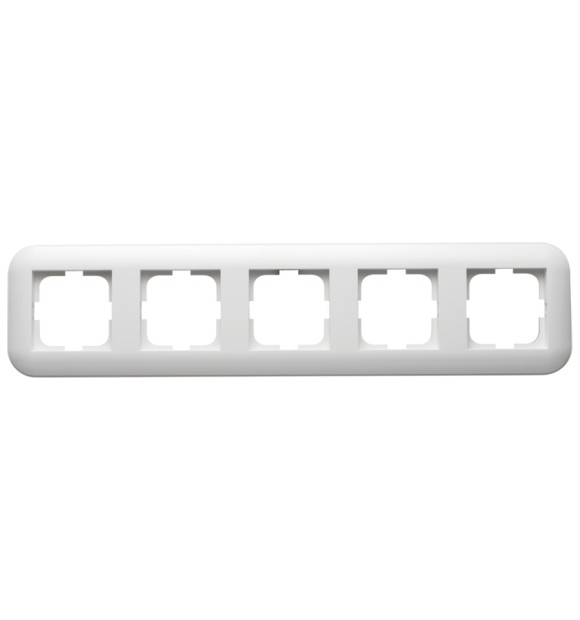 Rama 5 posturi alb Loft - Ovivo, ornament pentru 5 module