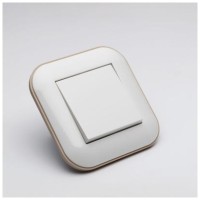 Intrerupator simplu 10A alb/Kraft Loft Ovivo