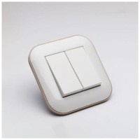 Comutator 10A alb/Kraft Loft - Ovivo, cap scara