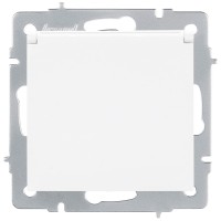 Priza Schuko cu capac 16A alba Vesna - Lezard