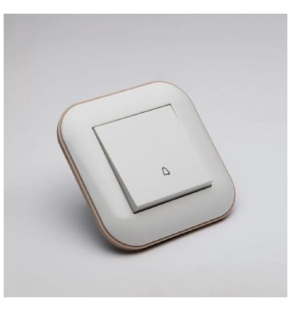 Intrerupator sonerie 10A alb/Kraft Loft - Ovivo