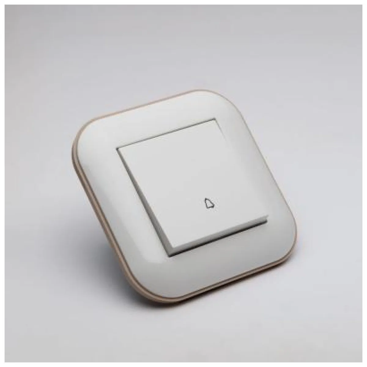 Intrerupator sonerie 10A alb/Kraft Loft - Ovivo