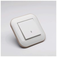 Intrerupator cap scara 10A alb/Kraft Loft - Ovivo - detaliu