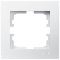 Rama ornament 1 post alb, gama Vesna - Lezard - detaliu