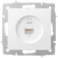 Priza date 1xRJ45 Cat6e UTP alb Vesna - Lezard