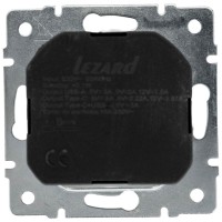 Priza USB Type-C alb Vesna Lezard, montaj ingropat IP20 - detaliu