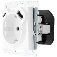 Priza USB Type-C alb Vesna Lezard, montaj ingropat IP20 - imagine 5