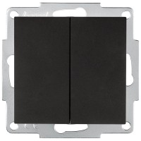 Comutator cap scara 10A negru Vesna - Lezard