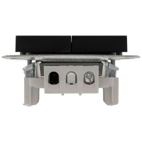 Comutator cap scara 10A negru Vesna - Lezard - detaliu