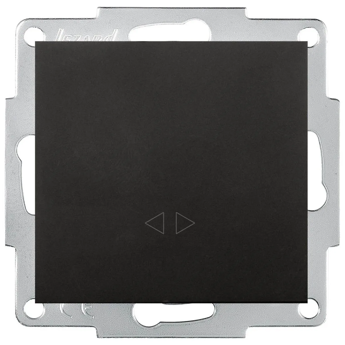 Intrerupator cruce 10A negru Vesna - intermediar pe 3 puncte