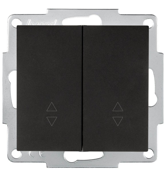 Intrerupator cap scara 10A negru Vesna - Lezard