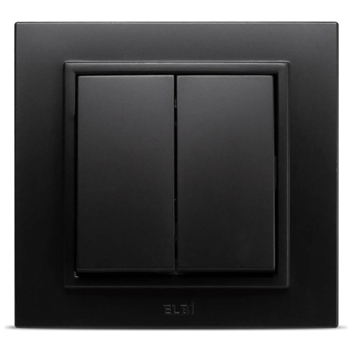 Comutator 10A negru mat, gama Zena - Elbi