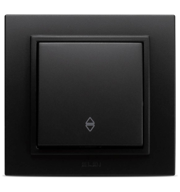 Intrerupator cap scara 10A negru mat Zena - Elbi