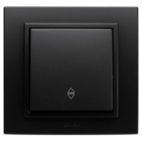 Intrerupator cap scara 10A negru mat Zena - Elbi