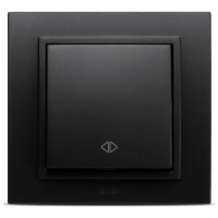 Intrerupator cruce 10A negru mat Zena - ELBI