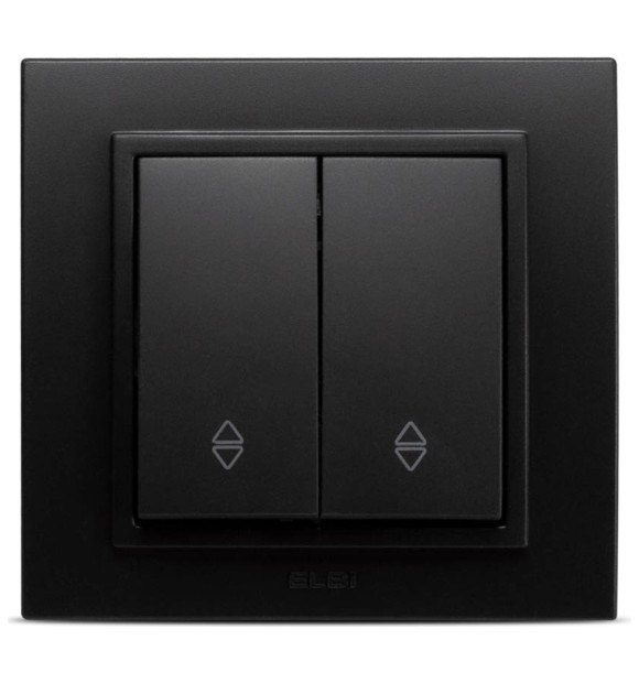 Intrerupator cap scara 10A negru mat Zena - Elbi