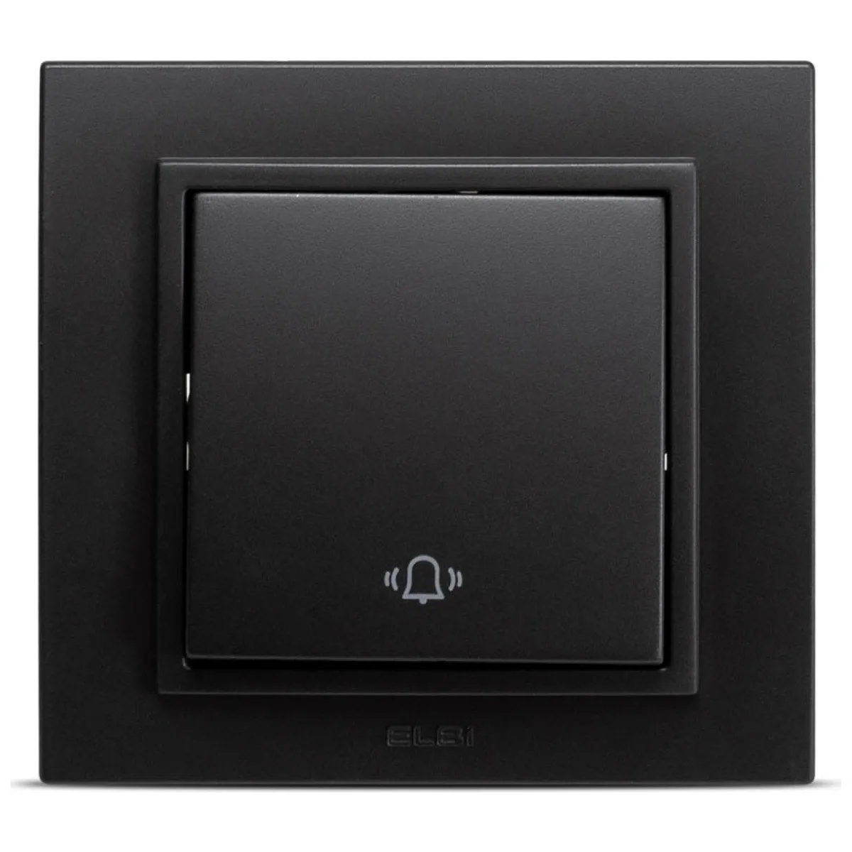 Intrerupator sonerie 10A negru mat Zena - buton sonerie