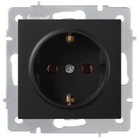 Priza Schuko 16A negru cu protectie copii Vesna - Lezard