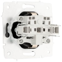 Priza Schuko 16A negru cu protectie copii Vesna - Lezard - vedere laterala