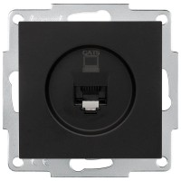 Priza date 1x RJ45 Cat6e negru Vesna - Lezard