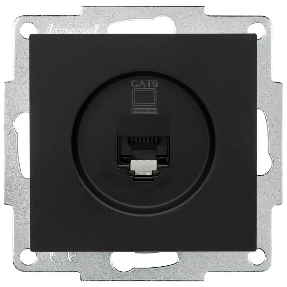 Priza date 1x RJ45 Cat6e negru Vesna - Lezard