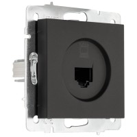 Priza date 1x RJ45 Cat6e negru Vesna - Lezard - ambalaj