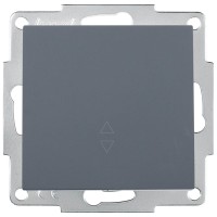 Intrerupator cap scara 10A gri grafit Vesna - Lezard