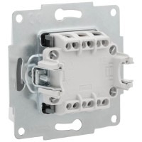Intrerupator cap scara 10A gri grafit Vesna - Lezard - ambalaj