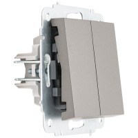 Comutator 10A gri deschis Vesna - Lezard - ambalaj