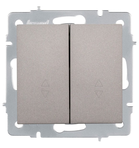 Comutator cap scara 10A gri deschis Vesna - Lezard