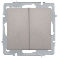 Comutator cap scara 10A gri deschis Vesna - Lezard