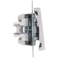 Comutator cap scara 10A gri deschis Vesna - Lezard - detaliu